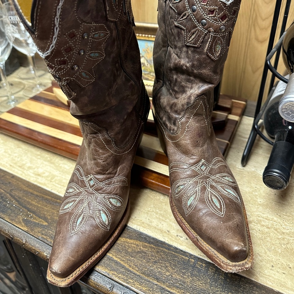 Tony Lama Women's Cowgirl Boots Size 6.5 B